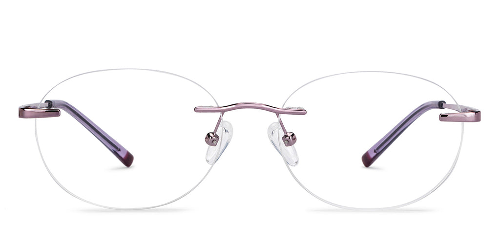 Rimless Eyeglasses-Frame Round--EG Rimless Eyeglasses-Frame Round--EG