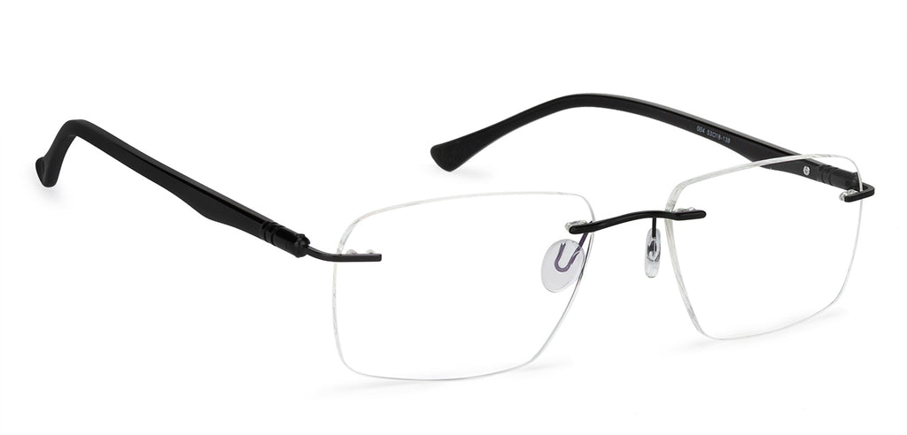Rimless Eyeglasses-Frame Rectangle--EG Rimless Eyeglasses-Frame Rectangle--EG