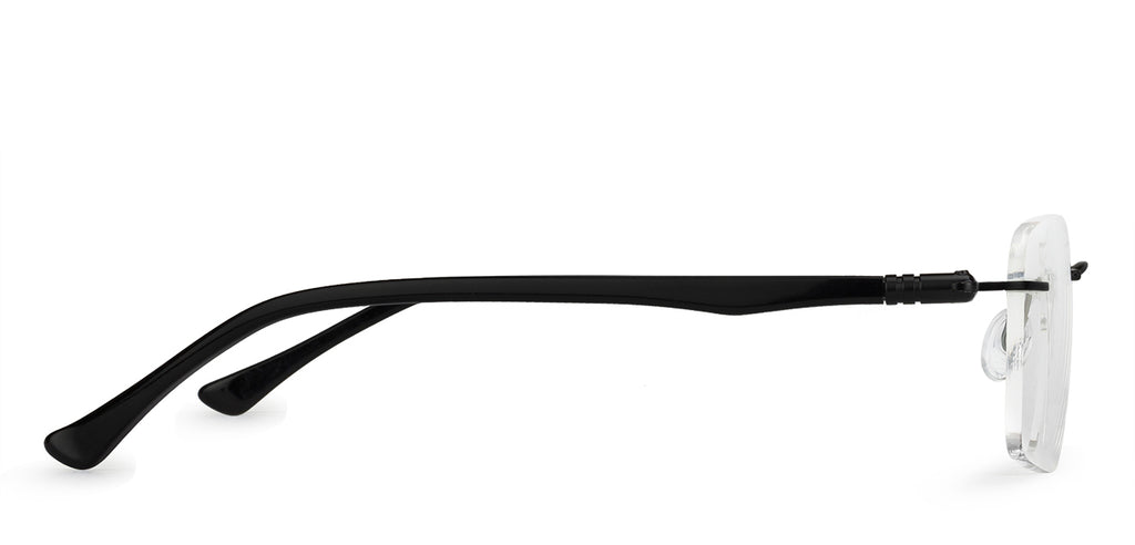 Rimless Eyeglasses-Frame Rectangle--EG Rimless Eyeglasses-Frame Rectangle--EG