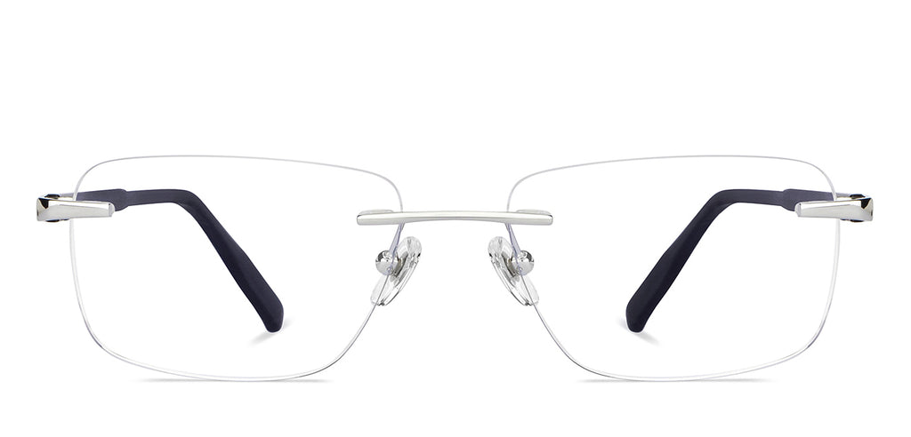 Rimless Eyeglasses-Frame Rectangle--EG Rimless Eyeglasses-Frame Rectangle--EG
