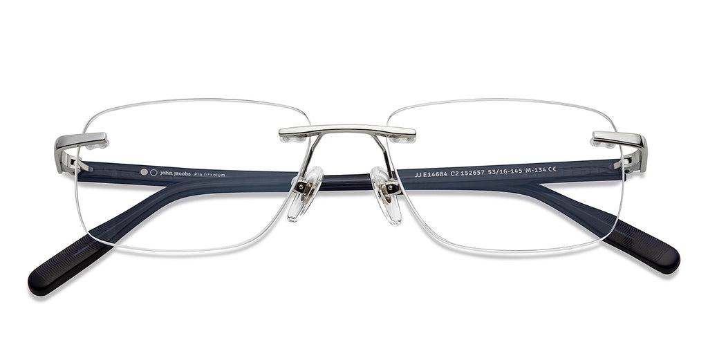 Rimless Eyeglasses-Frame Rectangle--EG Rimless Eyeglasses-Frame Rectangle--EG