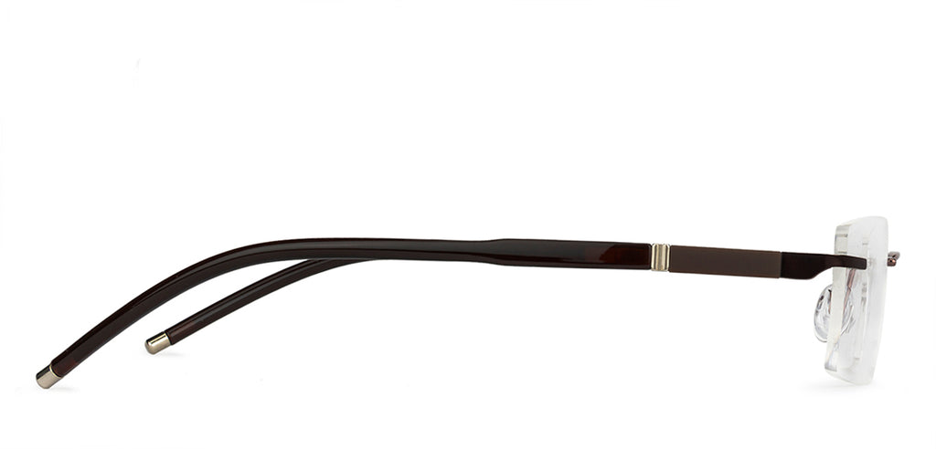 Rimless Eyeglasses-Frame Rectangle--EG Rimless Eyeglasses-Frame Rectangle--EG