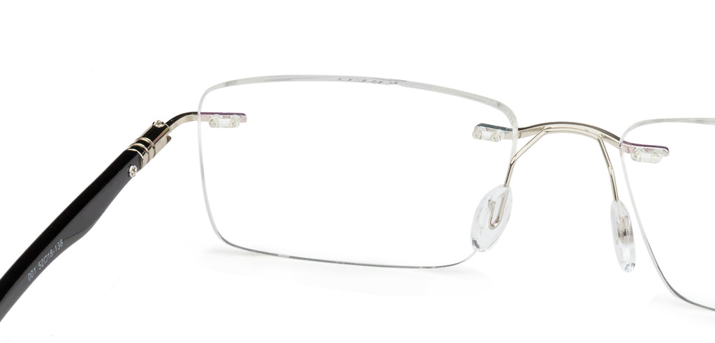 Rimless Eyeglasses-Frame Rectangle--EG Rimless Eyeglasses-Frame Rectangle--EG