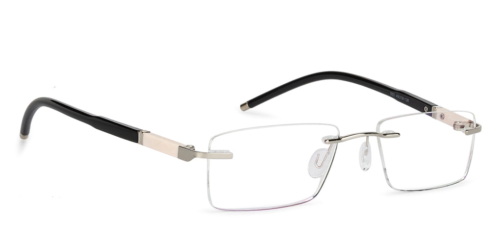 Rimless Eyeglasses-Frame Rectangle--EG Rimless Eyeglasses-Frame Rectangle--EG