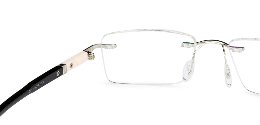 Rimless Eyeglasses-Frame Rectangle--EG Rimless Eyeglasses-Frame Rectangle--EG