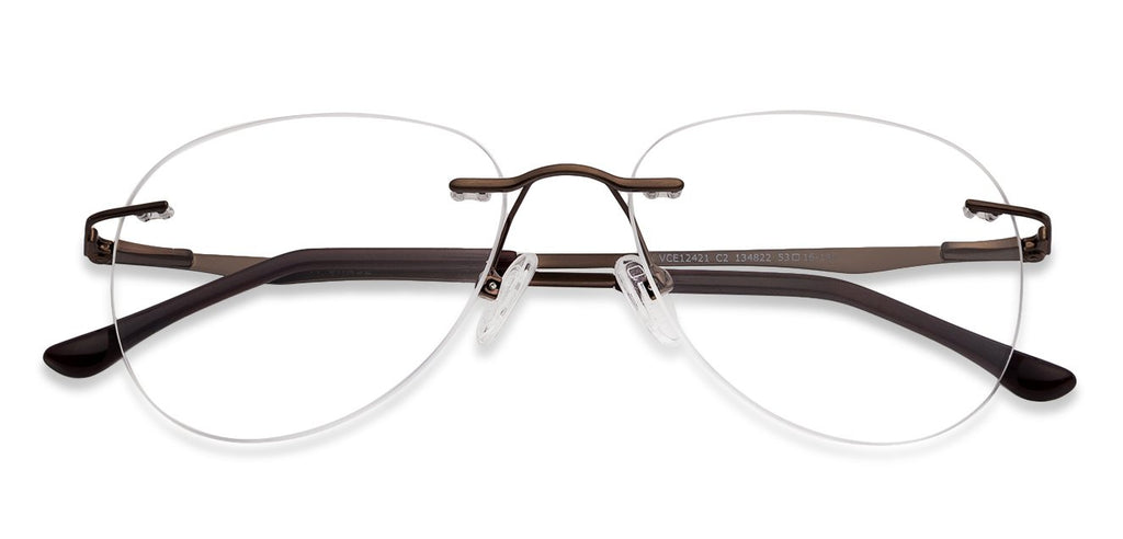 Rimless Eyeglasses-Frame Aviator--EG Rimless Eyeglasses-Frame Aviator--EG