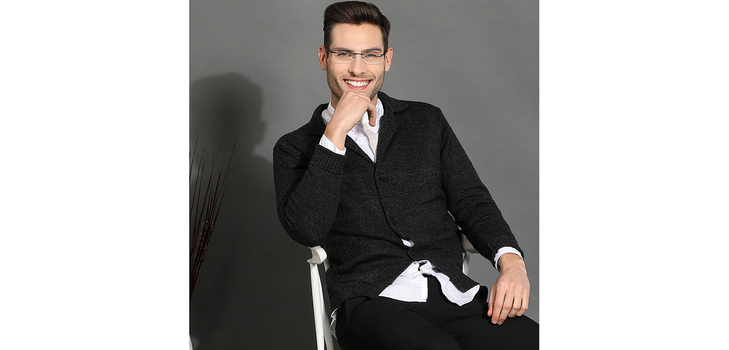 Rimless Eyeglasses-Frame Rectangle--EG Rimless Eyeglasses-Frame Rectangle--EG