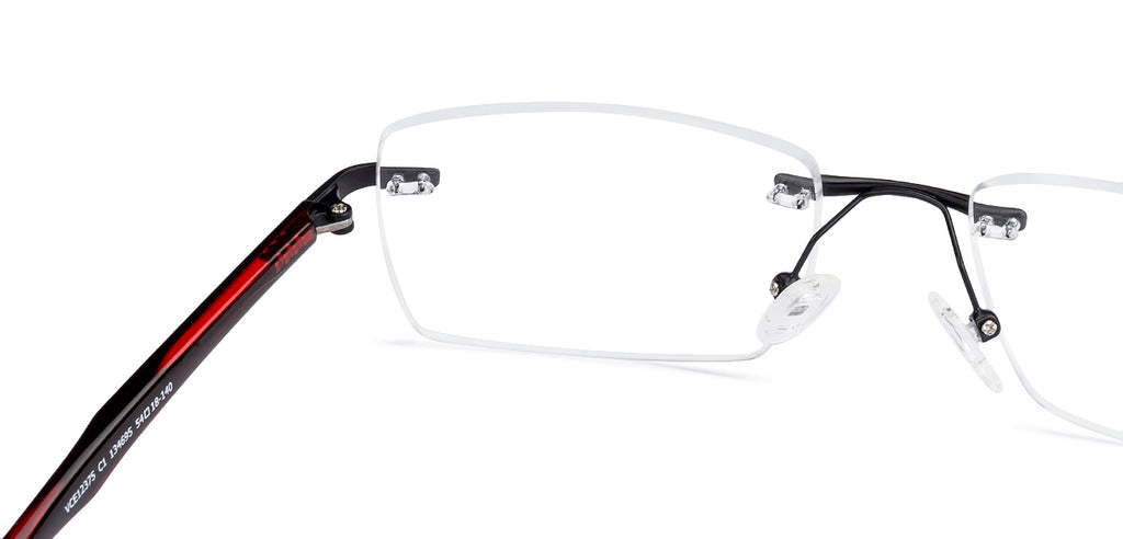 Rimless Eyeglasses-Frame Rectangle--EG Rimless Eyeglasses-Frame Rectangle--EG