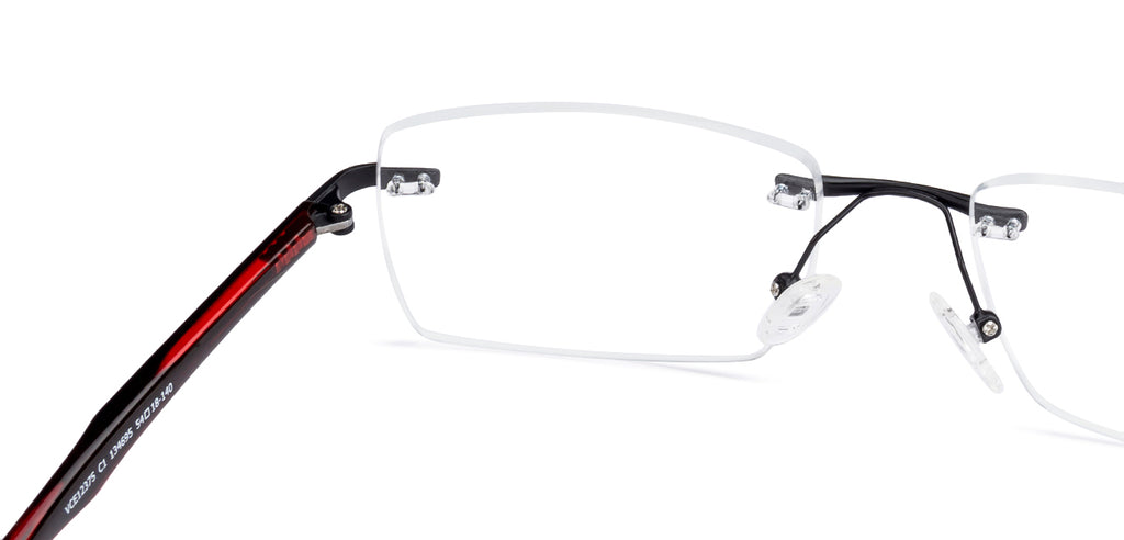 Rimless Eyeglasses-Frame Rectangle--EG Rimless Eyeglasses-Frame Rectangle--EG
