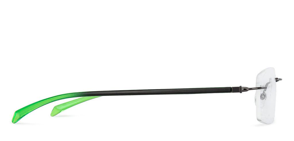 Rimless Eyeglasses-Frame Rectangle--EG Rimless Eyeglasses-Frame Rectangle--EG