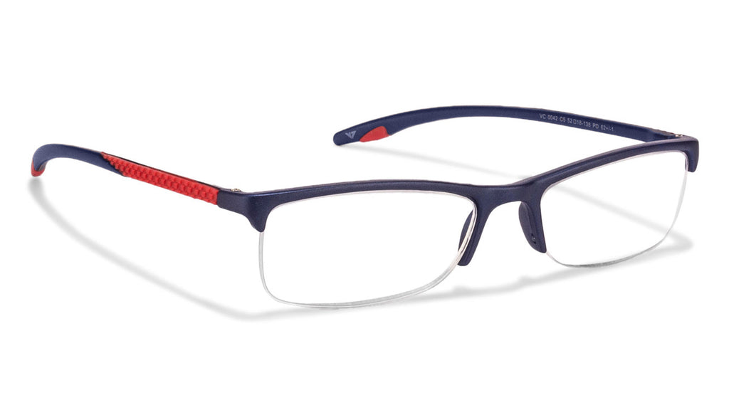 Half Rim Eyeglasses-Frame Rectangle--EG Half Rim Eyeglasses-Frame Rectangle--EG