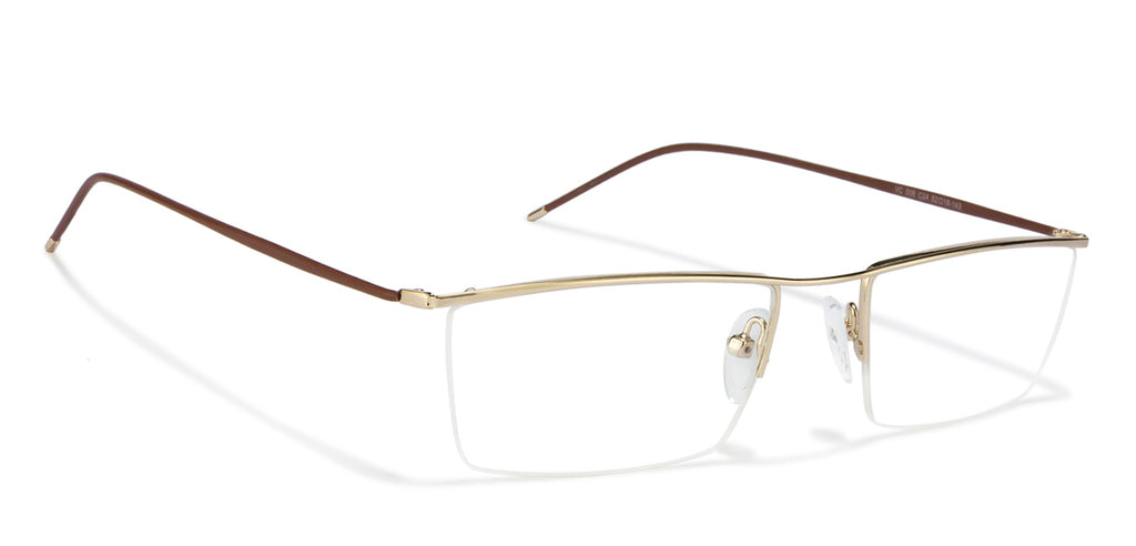 Half Rim Eyeglasses-Frame Rectangle--EG Half Rim Eyeglasses-Frame Rectangle--EG