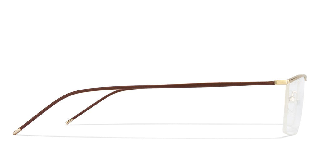 Half Rim Eyeglasses-Frame Rectangle--EG Half Rim Eyeglasses-Frame Rectangle--EG