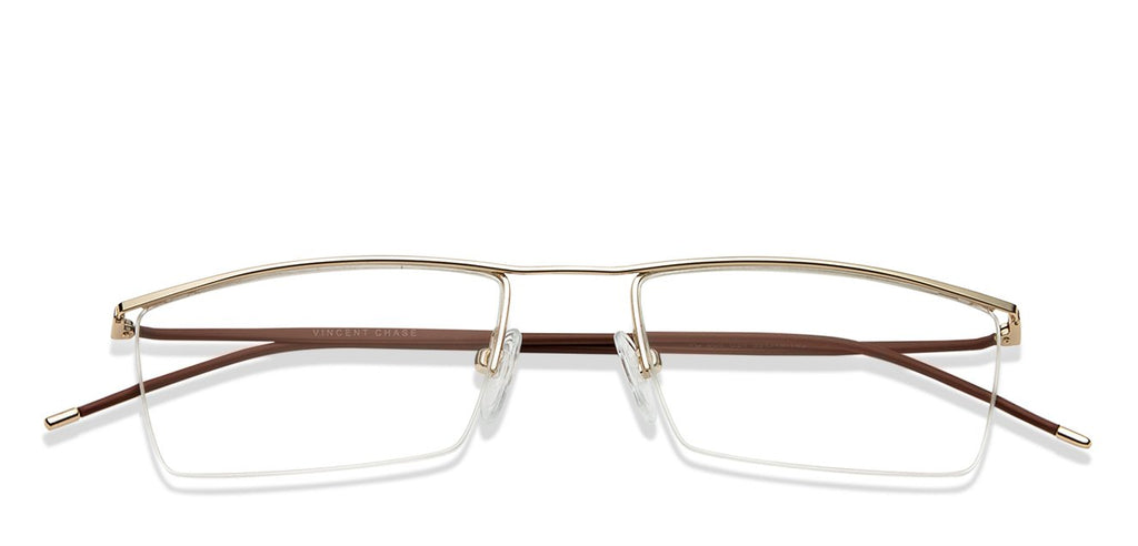 Half Rim Eyeglasses-Frame Rectangle--EG Half Rim Eyeglasses-Frame Rectangle--EG