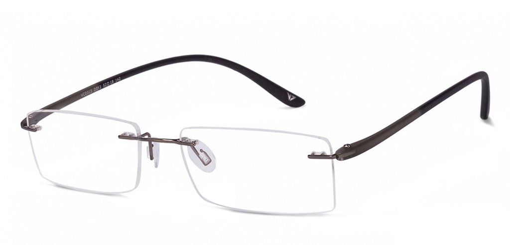 Rimless Eyeglasses-Frame Rectangle--EG Rimless Eyeglasses-Frame Rectangle--EG