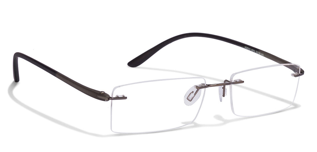 Rimless Eyeglasses-Frame Rectangle--EG Rimless Eyeglasses-Frame Rectangle--EG