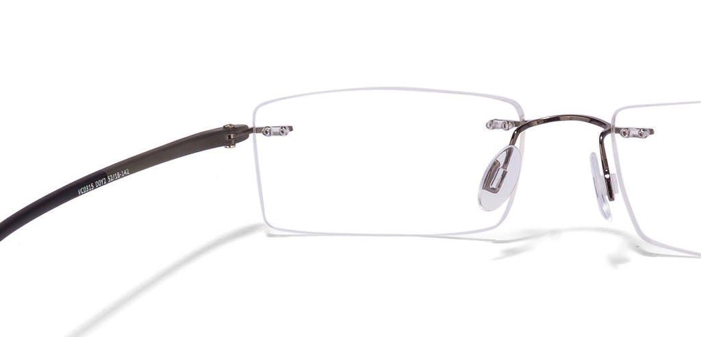 Rimless Eyeglasses-Frame Rectangle--EG Rimless Eyeglasses-Frame Rectangle--EG