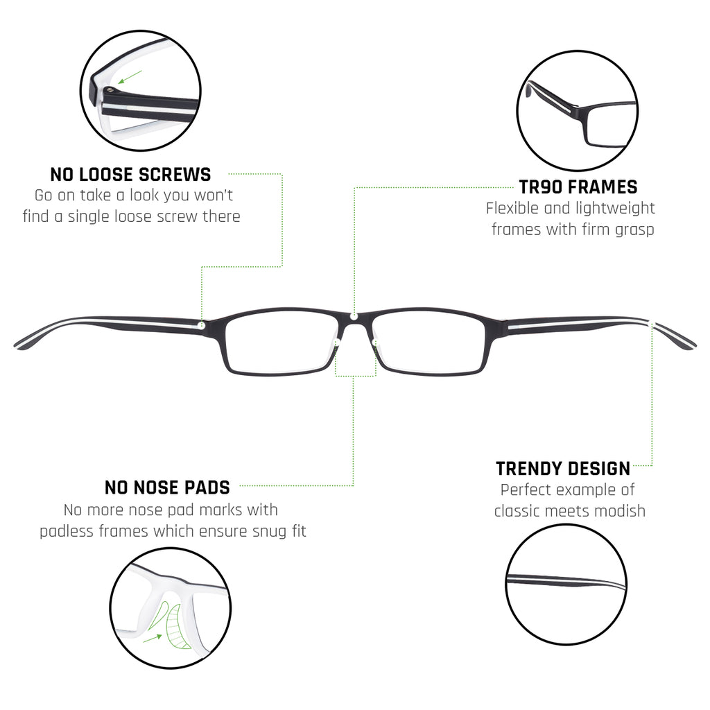 Rectangle Eyeglasses-Frame Rectangle--EG Rectangle Eyeglasses-Frame Rectangle--EG