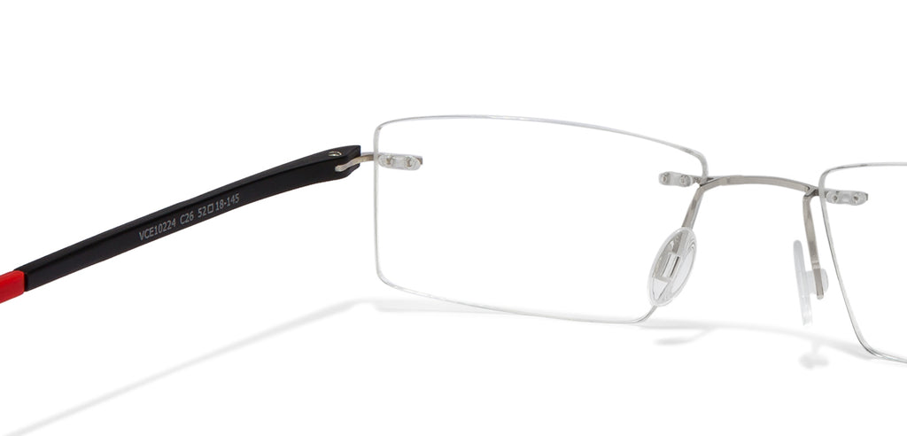 Rimless Eyeglasses-Frame Rectangle--EG Rimless Eyeglasses-Frame Rectangle--EG