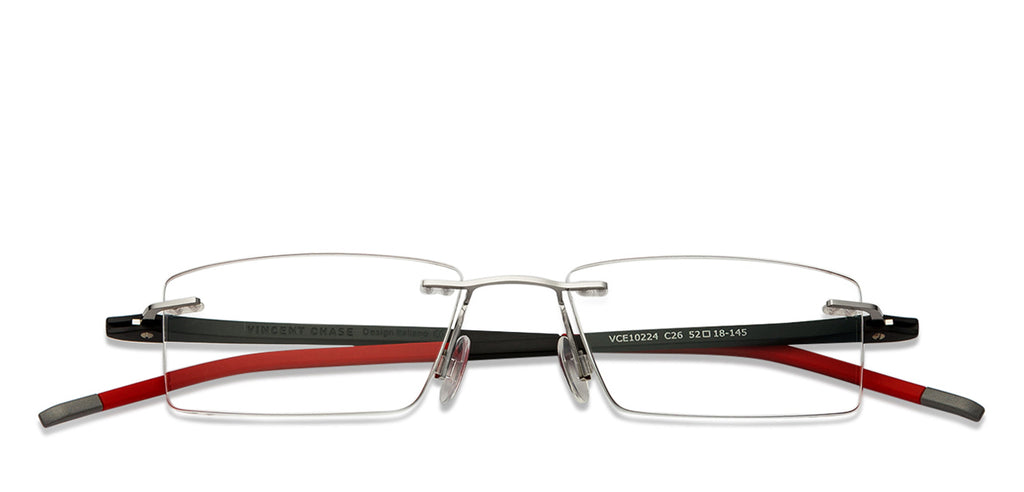 Rimless Eyeglasses-Frame Rectangle--EG Rimless Eyeglasses-Frame Rectangle--EG