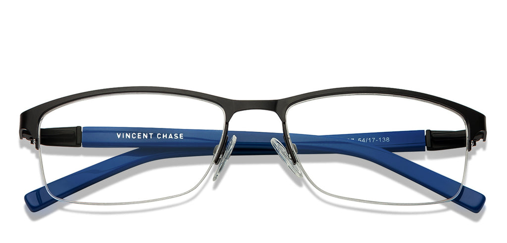Half Rim Eyeglasses-Frame Rectangle--EG Half Rim Eyeglasses-Frame Rectangle--EG