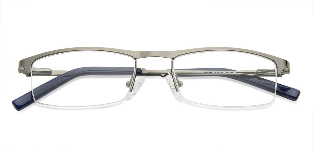 Half Rim Eyeglasses-Frame Rectangle--EG Half Rim Eyeglasses-Frame Rectangle--EG