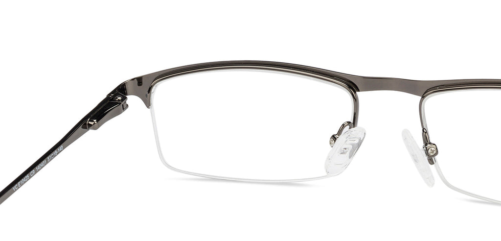 Half Rim Eyeglasses-Frame Rectangle--EG Half Rim Eyeglasses-Frame Rectangle--EG