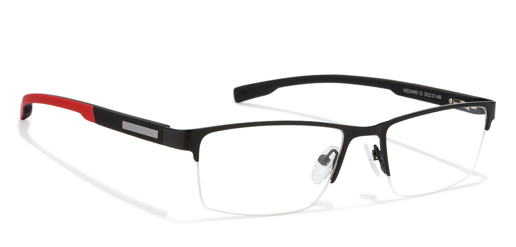 Half Rim Eyeglasses-Frame Rectangle--EG Half Rim Eyeglasses-Frame Rectangle--EG