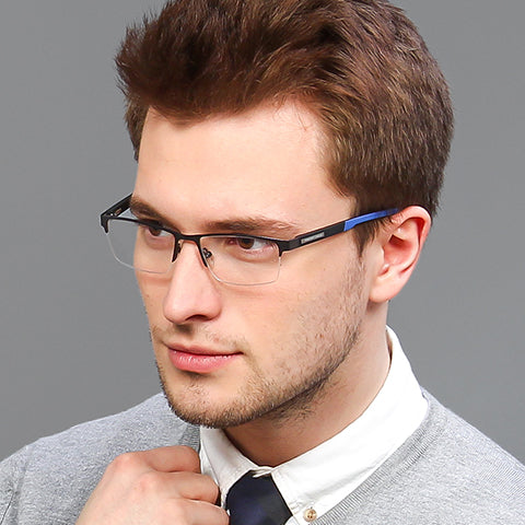 Half Rim Eyeglasses-Frame Rectangle--EG Half Rim Eyeglasses-Frame Rectangle--EG