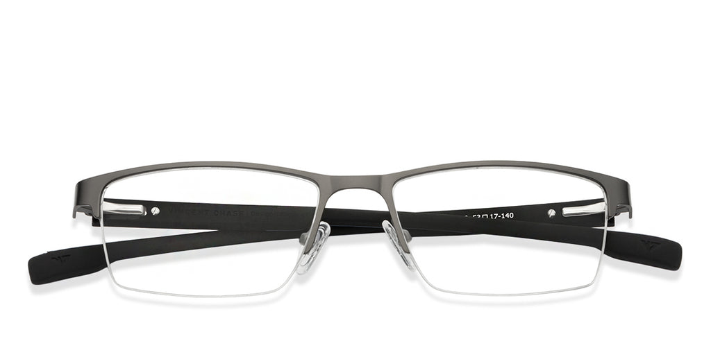 Half Rim Eyeglasses-Frame Rectangle--EG Half Rim Eyeglasses-Frame Rectangle--EG