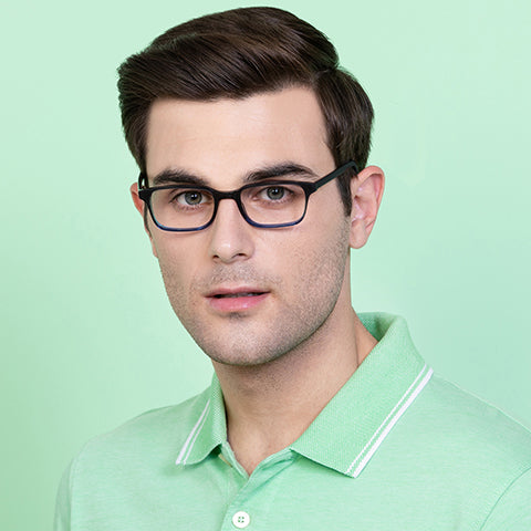 Rich Acetates-Frame Rectangle--EG Rich Acetates-Frame Rectangle--EG