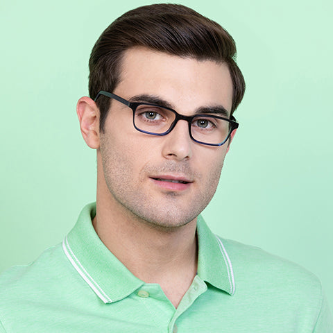 Rich Acetates-Frame Rectangle--EG Rich Acetates-Frame Rectangle--EG