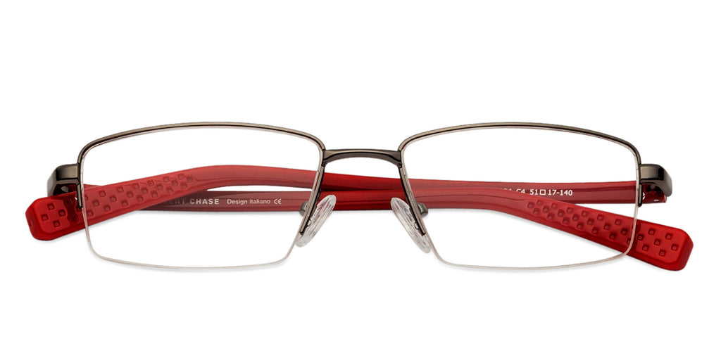 Half Rim Eyeglasses-Frame Rectangle--EG Half Rim Eyeglasses-Frame Rectangle--EG