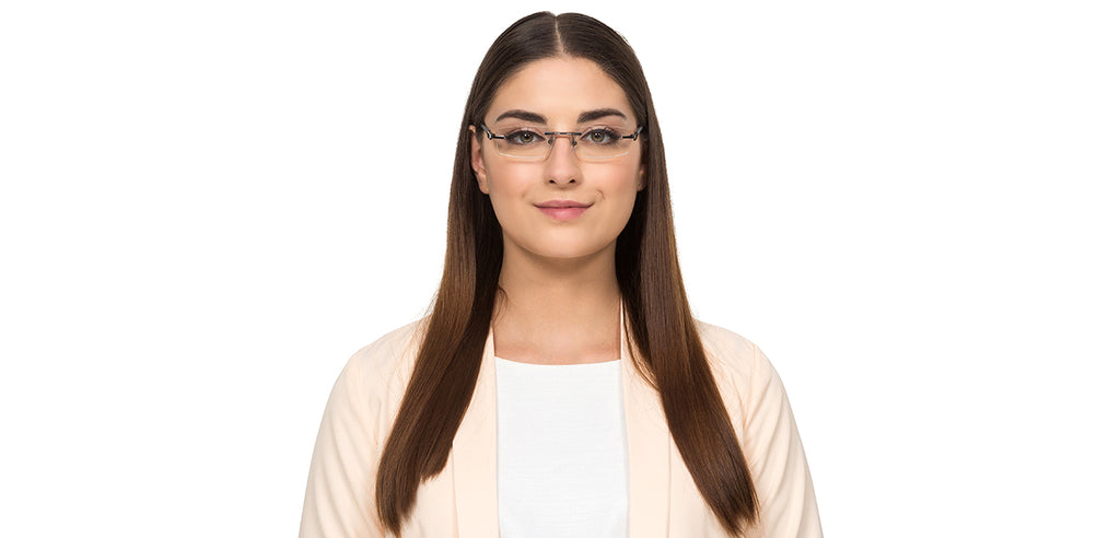 Rimless Eyeglasses-Frame Rectangle--EG Rimless Eyeglasses-Frame Rectangle--EG