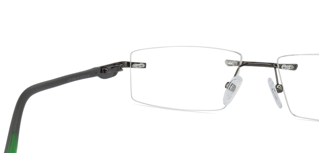 Rimless Eyeglasses-Frame Rectangle--EG Rimless Eyeglasses-Frame Rectangle--EG