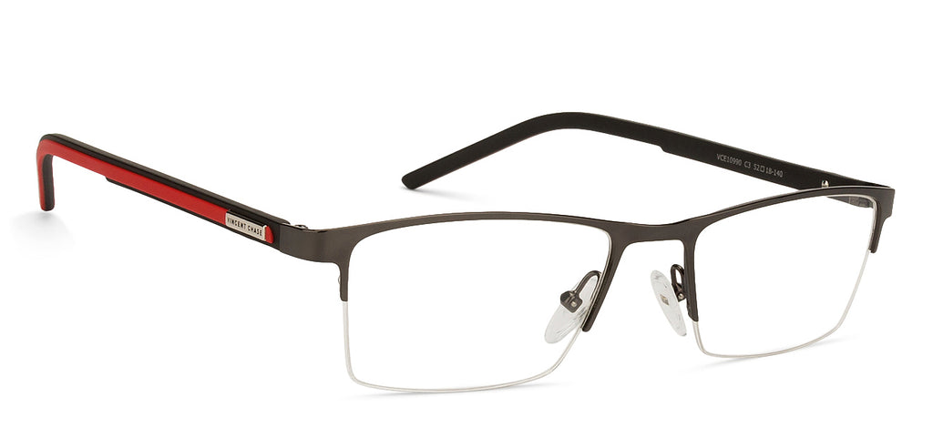 Half Rim Eyeglasses-Frame Rectangle--EG Half Rim Eyeglasses-Frame Rectangle--EG