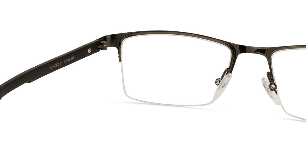 Half Rim Eyeglasses-Frame Rectangle--EG Half Rim Eyeglasses-Frame Rectangle--EG