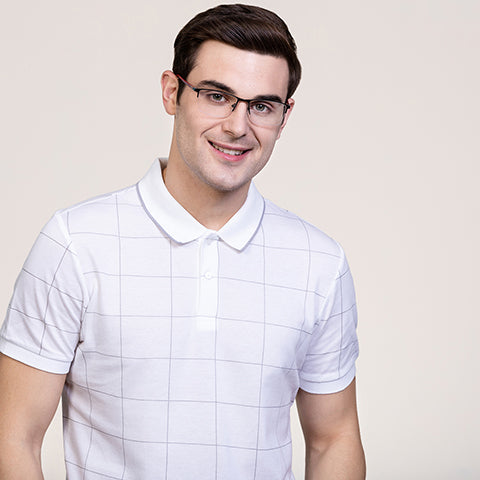 Half Rim Eyeglasses-Frame Rectangle--EG Half Rim Eyeglasses-Frame Rectangle--EG