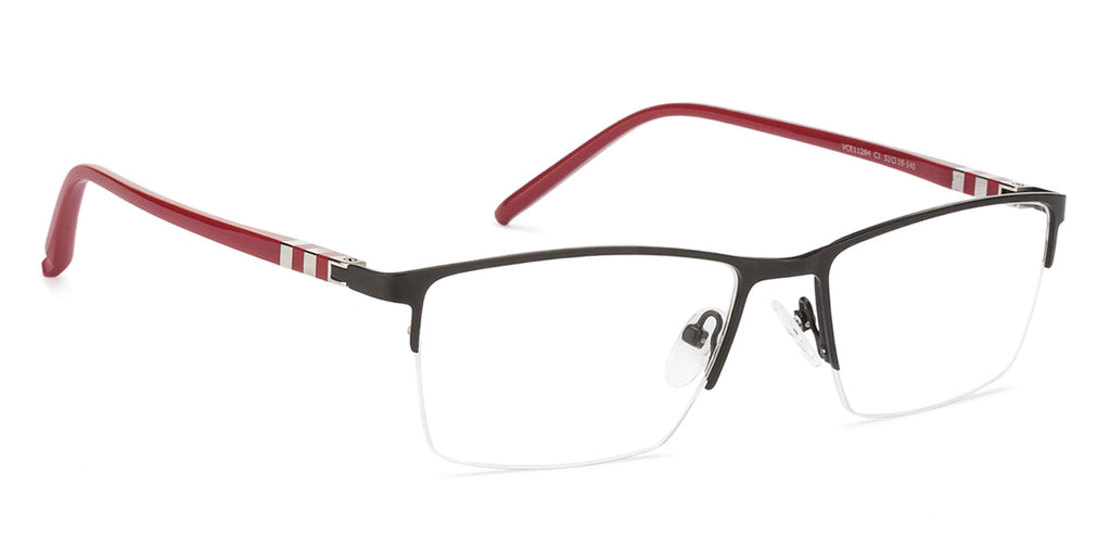Half Rim Eyeglasses-Frame Rectangle--EG Half Rim Eyeglasses-Frame Rectangle--EG