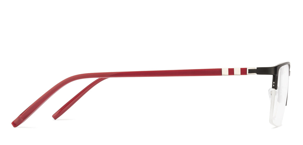 Half Rim Eyeglasses-Frame Rectangle--EG Half Rim Eyeglasses-Frame Rectangle--EG