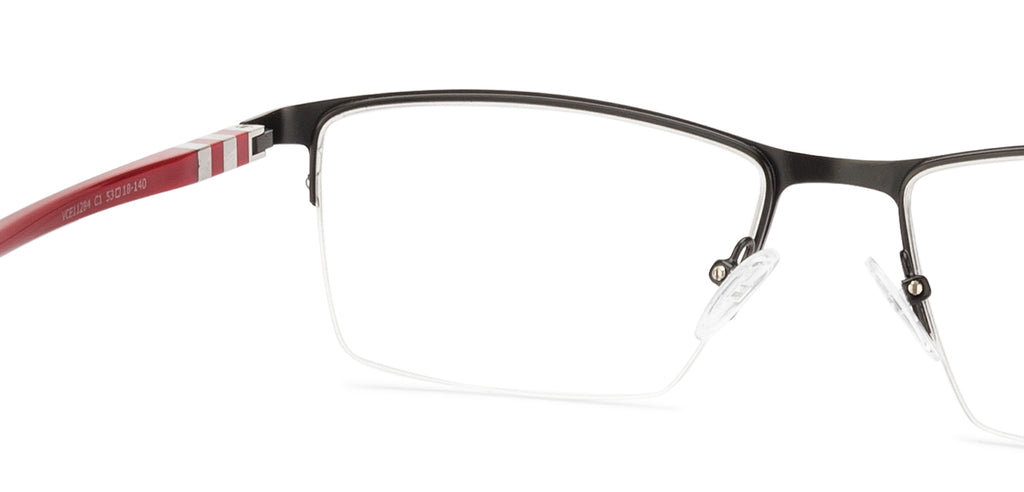 Half Rim Eyeglasses-Frame Rectangle--EG Half Rim Eyeglasses-Frame Rectangle--EG