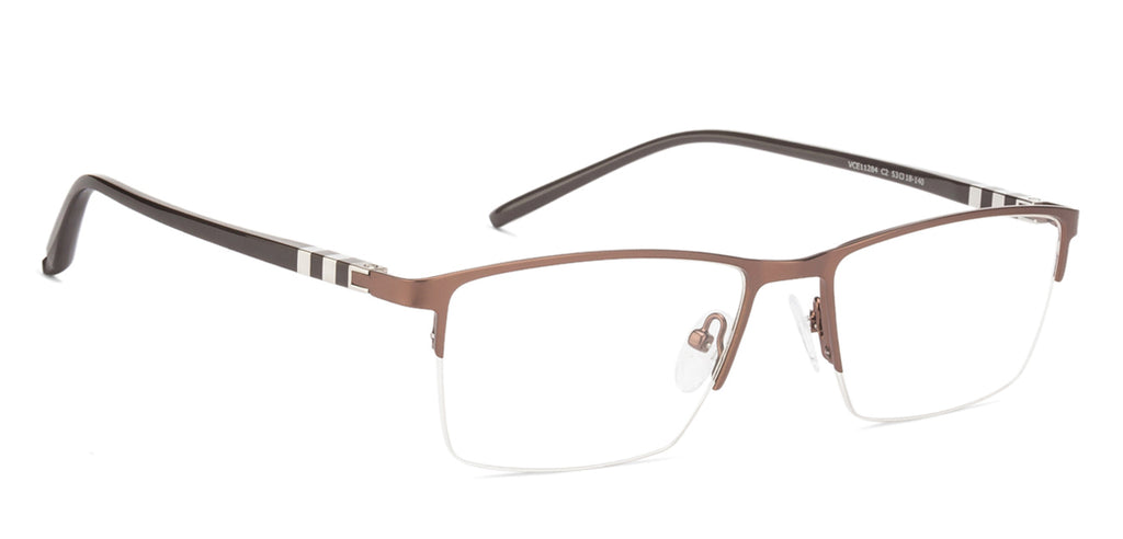 Half Rim Eyeglasses-Frame Rectangle--EG Half Rim Eyeglasses-Frame Rectangle--EG