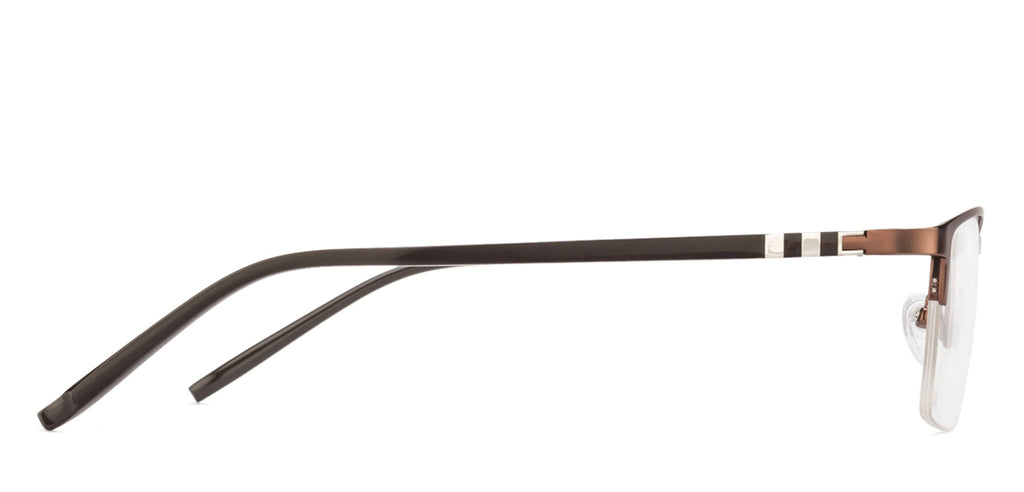 Half Rim Eyeglasses-Frame Rectangle--EG Half Rim Eyeglasses-Frame Rectangle--EG