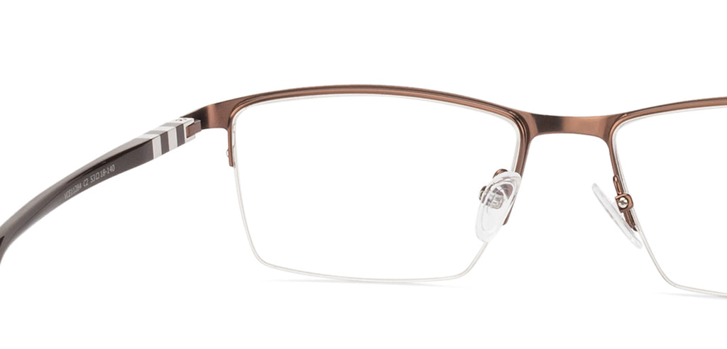 Half Rim Eyeglasses-Frame Rectangle--EG Half Rim Eyeglasses-Frame Rectangle--EG