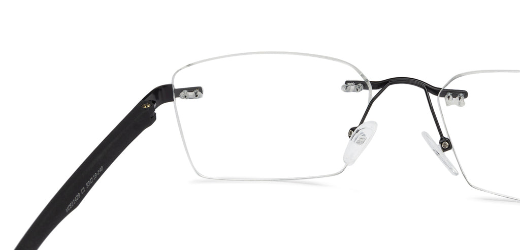 Rimless Eyeglasses-Frame Rectangle--EG Rimless Eyeglasses-Frame Rectangle--EG