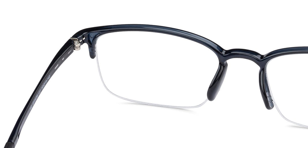 Half Rim Eyeglasses-Frame Rectangle--EG Half Rim Eyeglasses-Frame Rectangle--EG