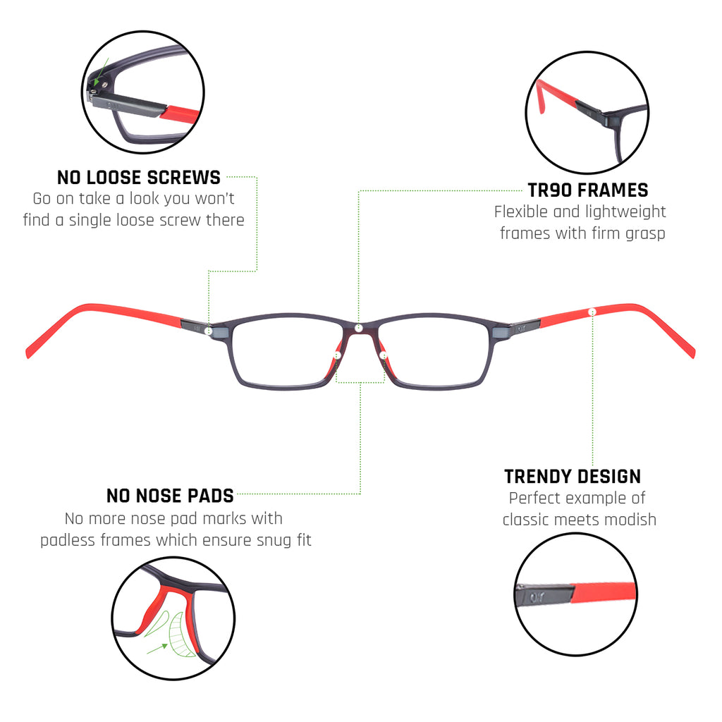 Rectangle Eyeglasses-Frame Rectangle--EG Rectangle Eyeglasses-Frame Rectangle--EG