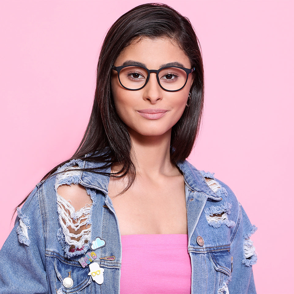 Square Eyeglasses-Frame Round--EG Square Eyeglasses-Frame Round--EG