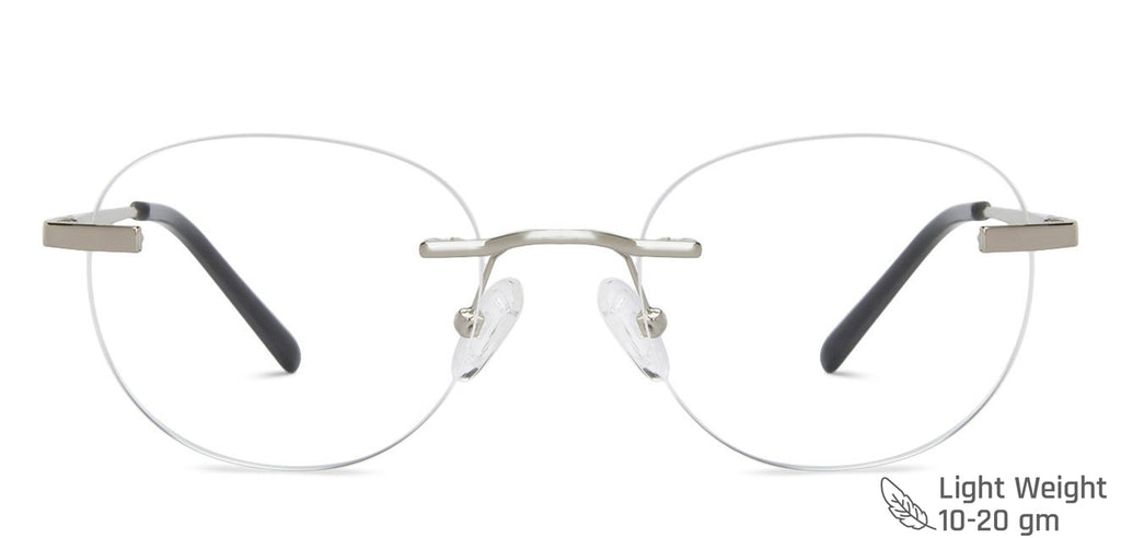 Rimless Eyeglasses-Frame Round--EG Rimless Eyeglasses-Frame Round--EG