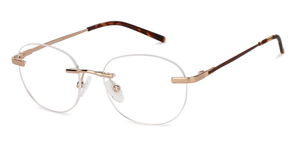 Rimless Eyeglasses-Frame Round--EG Rimless Eyeglasses-Frame Round--EG